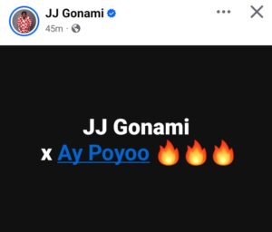 POST BY JJ GONAMI 