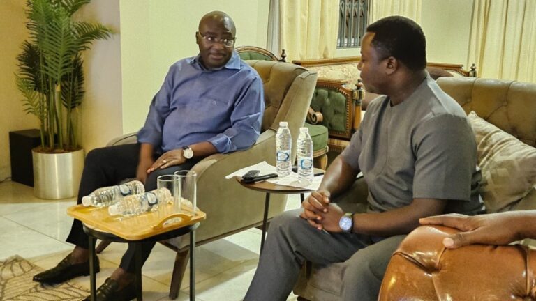 Former Vice president, Dr. Bawumia visits residence of Hon. Ntim Fordjour after attempted NIB arrest